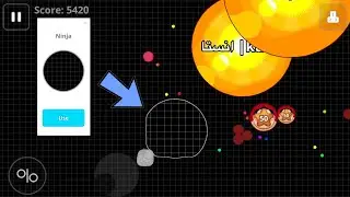INVISIBLE SKIN TROLLING ! (Agar.io Mobile Gameplay)