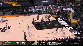 CHRIS PAUL SUNS VS. GIANNIS BUCKS GAME 1 NBA FINALS || 4TH QUARTER