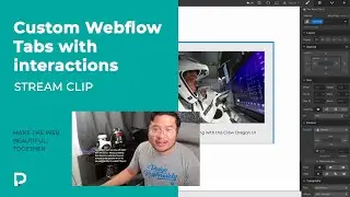 Custom Webflow Tabs with interactions - Stream Clip