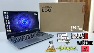 Lenovo LOQ 2025 - i5 13450HX + RTX 4050 - Unboxing + 8 Games Tested ⚡