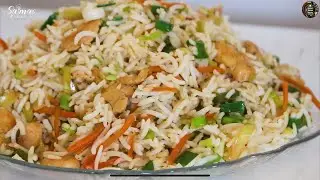 Chinese Rice Recipe without Eggs | Vegetables Rice Recipe
