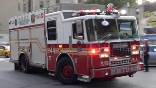 FDNY Engine 44 & HMTU 44 Responding