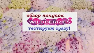 Обзор покупок WILDBERRIES  с ценами. Тестируем сразу!