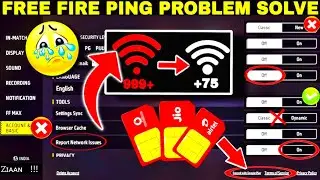 Free Fire High Ping Problem 2026🤯✅ | How To Solve Ping Problem In FF | Free Fire Network Problem Fix
