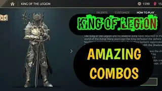 New Hero King of Legion with Amazing Combos | Shadow Fight Arena