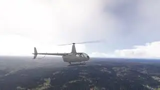 Microsoft Flight Simulator 2024- Robinson R66 flying around on Xbox series s