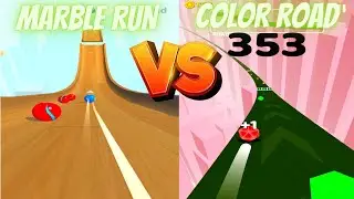⚽ Marble Run 🆚 Color Road 🌈 RELAXING VIDEOS R8JHY! Game Mobile New Levels iOS,Android Gameplay