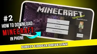 How To Download Minecraft in Phone for Free | Minecraft Pocket Edition | Part 2