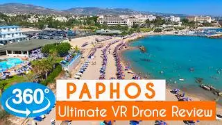 BREATHTAKING VR 360° Drone Tour of Paphos Cyprus in 4K!