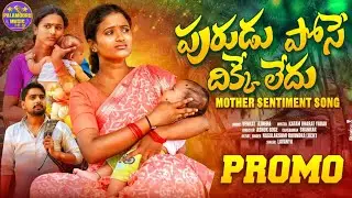 #పురుడుపోసే దిక్కేలేదు Mother Emotional PROMO SONG|| #lavanyasinger||#Nagalaxmi Singer