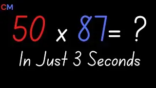 Multiply any number by 50 (FAST) | Math Trick