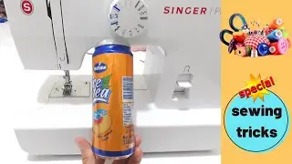 Sewing tips and trick with iced tea cans / Great ways to sew easy! / Sewing projects