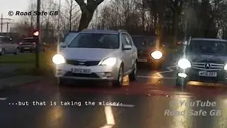 Taxi drops off passenger....