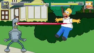 BENDER RODRIGUEZ VS HOMER SIMPSON (THE SEARCH FOR GRIFFIN)