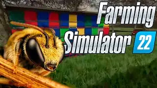 Пчелиные улья и продажа тюков В МИНУС! Farming simulator 22 #8. КООП.