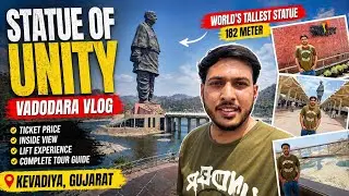 Statue of Unity Vadodara Vlog 2026 | Full Tour, Ticket Price, Inside View & Travel Guide