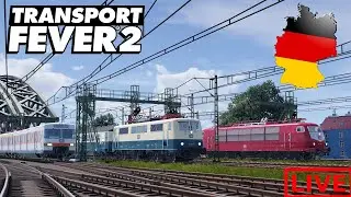 Transport Fever 2🔴 LIVESTREAM vom 19.05.2024 Teil 1 🔴 Deutschlandmap | Streckenbau