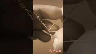 Простой узел, прочно и быстро. 