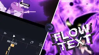 [FLOW TEXT] - How to do Flow Text on Alight Motion Tutorial