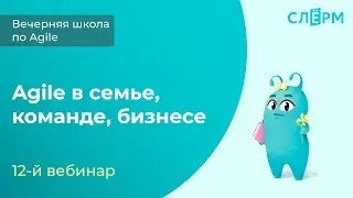 12 вебинар. Agile в семье, команде, бизнесе