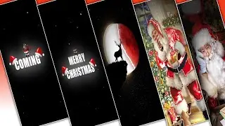 Merry Christmas Status Editing Alight Motion | Merry Christmas 25 December Status Editing Tutorial |