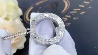 Cartier LOVE NECKLACE, DIAMOND-PAVED 