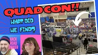 Our First Comic Con! Reseller VLOG #comics #comiccon #resellercommunity #backroadbidder #quadcon