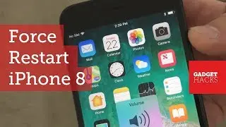 How to Force Restart the iPhone 8 & iPhone 8 Plus