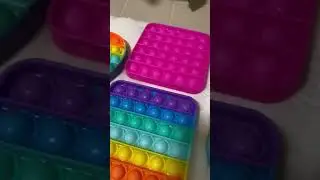 Washing my Pop-It’s so they don’t stay sticky 