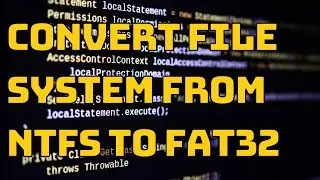 Convert File System From NTFS to FAT32 Using CMD ⏬👇
