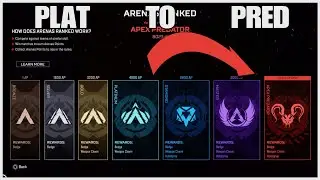 APEX LEGENDS RANKED ARENA PLAT TO PRED 100% SOLO QUED