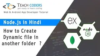 How to Use for loop in node.js || Create Dynamic file in another folder with @for loop 
