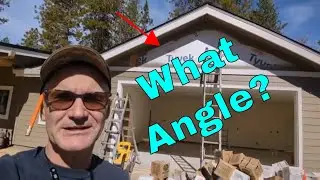 How to use Trig to find an angle for construction 