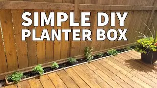 Simple DIY Planter Box
