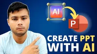 Create Powerpoint Presentation with AI | Create PPT Using AI Tool | AI se Presentation Kaise Banaye