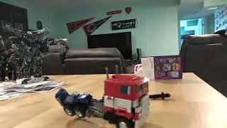 Transformers stop motion- Optimus prime tv series  test footage