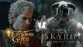 Baldur's Gate 3 VS Skyrim : Comparison #games4us