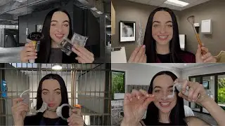[ASMR] 4 Short FUN Role Plays | Store, Jail, Doctor & Lash Cleaning