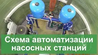 Схема автоматизации насосных станций