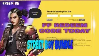 FF STREET BOY Bundle Redeem Code || FREE FIRE PRO League Redeem Code today | FF INDIA ESPORTS