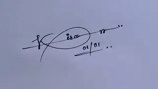 Sign your signature / How to sign your signature / Handwriting / Autograph / Calligraphy / Drawing