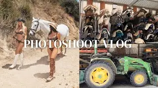 PHOTOSHOOT VLOG bts with Lena The Plug | Kayley Gunner
