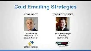 Cold Emailing Strategies Webinar With Breakthrough Email & Sandler Training