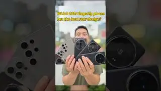 Which 2024 flagship phone has the best rear design?