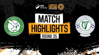 SSE Airtricity Men's First Division Round 35 | Bray Wanderers 2-2 Finn Harps |  Highlights