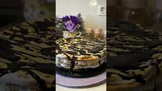 ПЕСОЧНЫЙ ТОРТ «КАРАМЕЛЬКА» с прослойкой из безе и орехов
