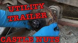 How To Install a Castle Nut On a Trailer Axle Spindle