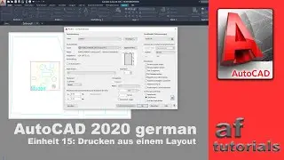 AutoCAD (deutsch) - Einheit 15 - Drucken aus einem Layout