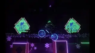 Световое шоу VELOJUMP на корпоративе. Велошоу. Велотриал