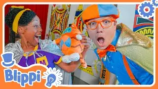 Blippi and Meekah Embrace Their Magic Side 🪄 Blippi | Learning Videos For Kids | After School Club